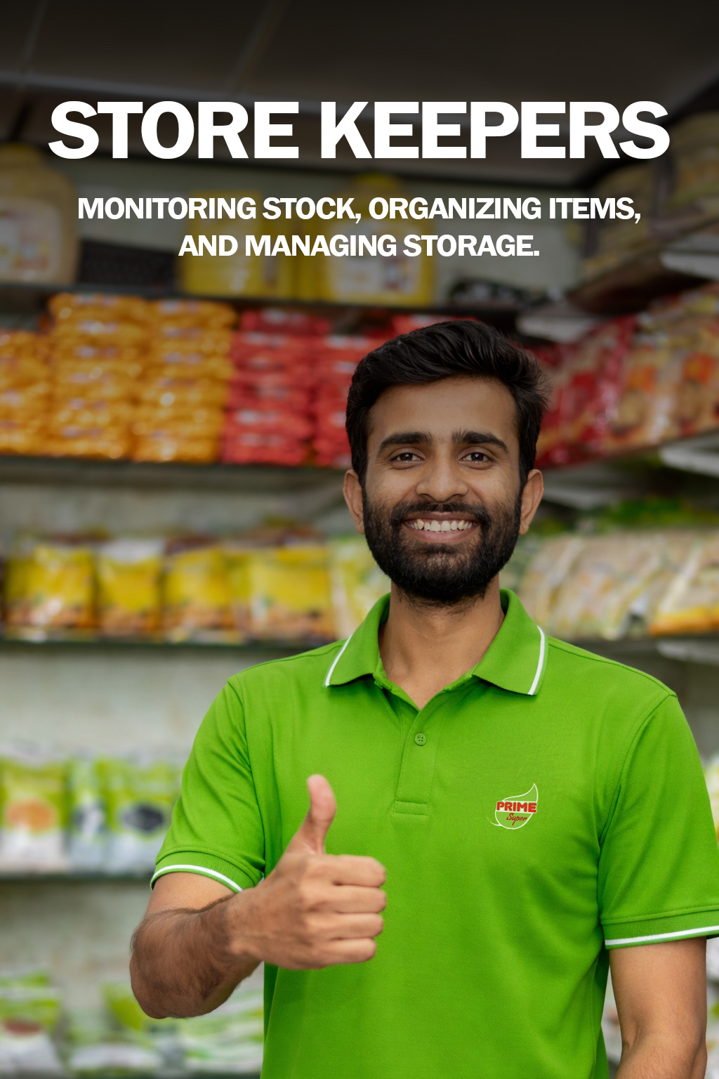 Vacancy Store Keeper